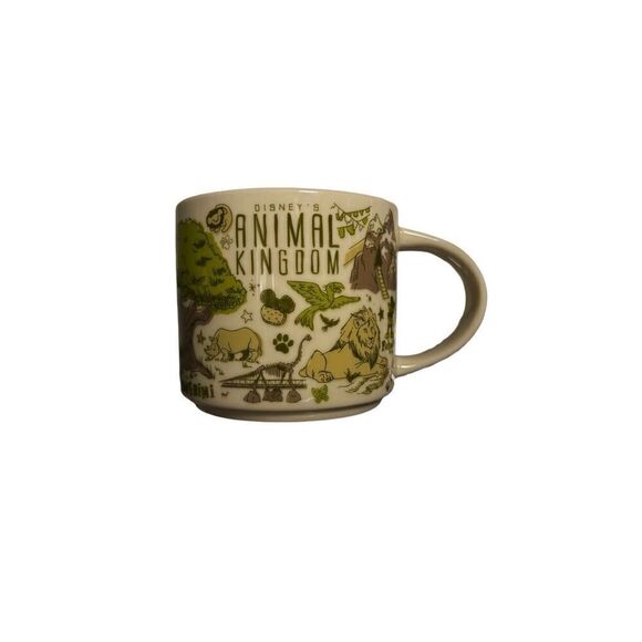 New Disney Parks Starbucks Animal Kingdom Been There Series 14oz Cup Mug No Box - Picture 1 of 7